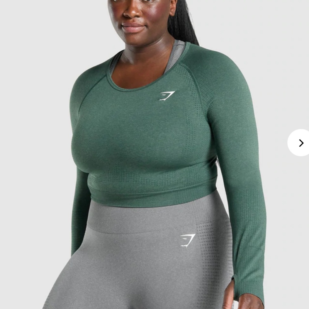 Gymshark VITAL SEAMLESS 2.0 LONG SLEEVE CROP TOP XXL